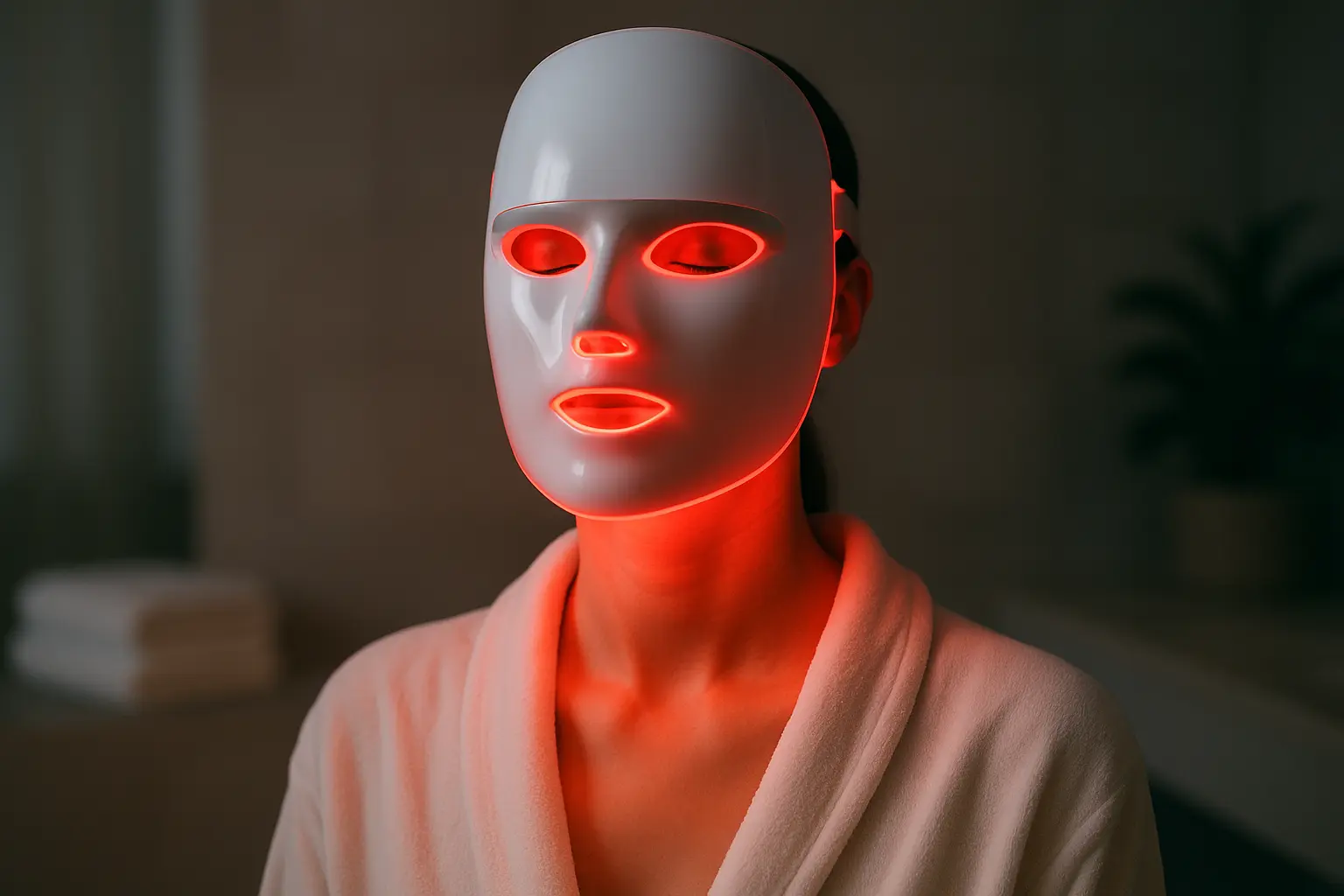 Bienfaits masques led 633 830nm anti-âge acné collagène